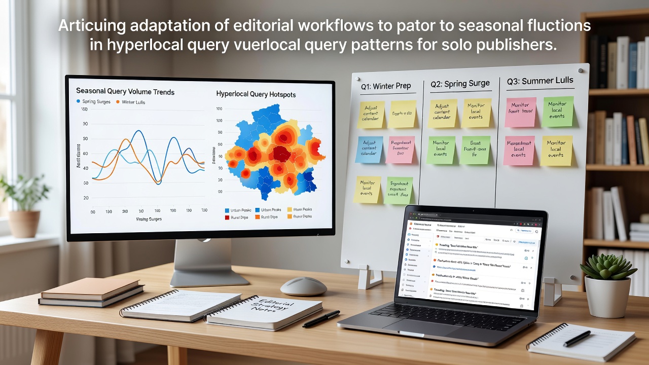 Adapting Editorial Workflows to Seasonal Fluctuations in Hyperlocal Query Patterns for Solo Publishers